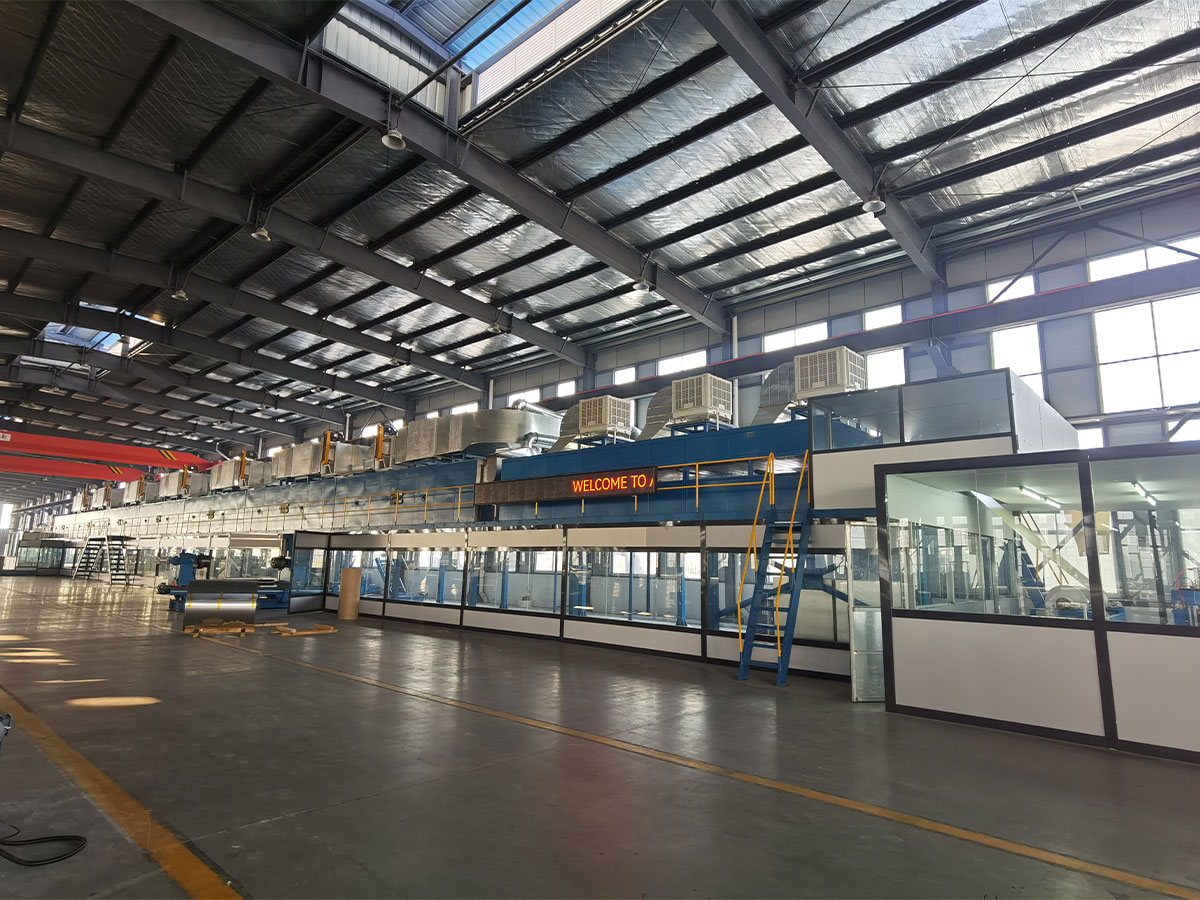 Yhdistetty Roller Coating ja Spray Coating Line